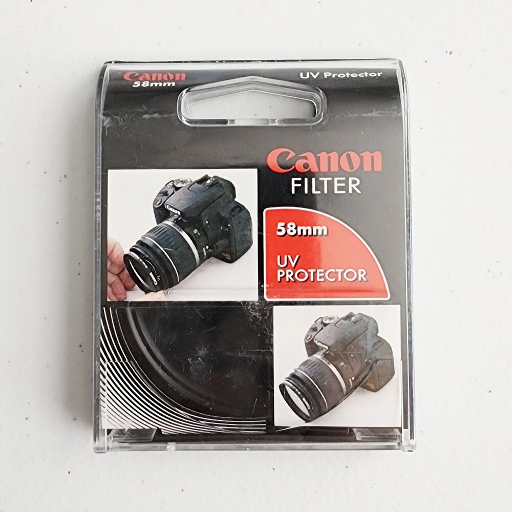 CANON Filter 58mm UV Protector Quantaray C-P.L. Lens Filter for SLR Lenses
